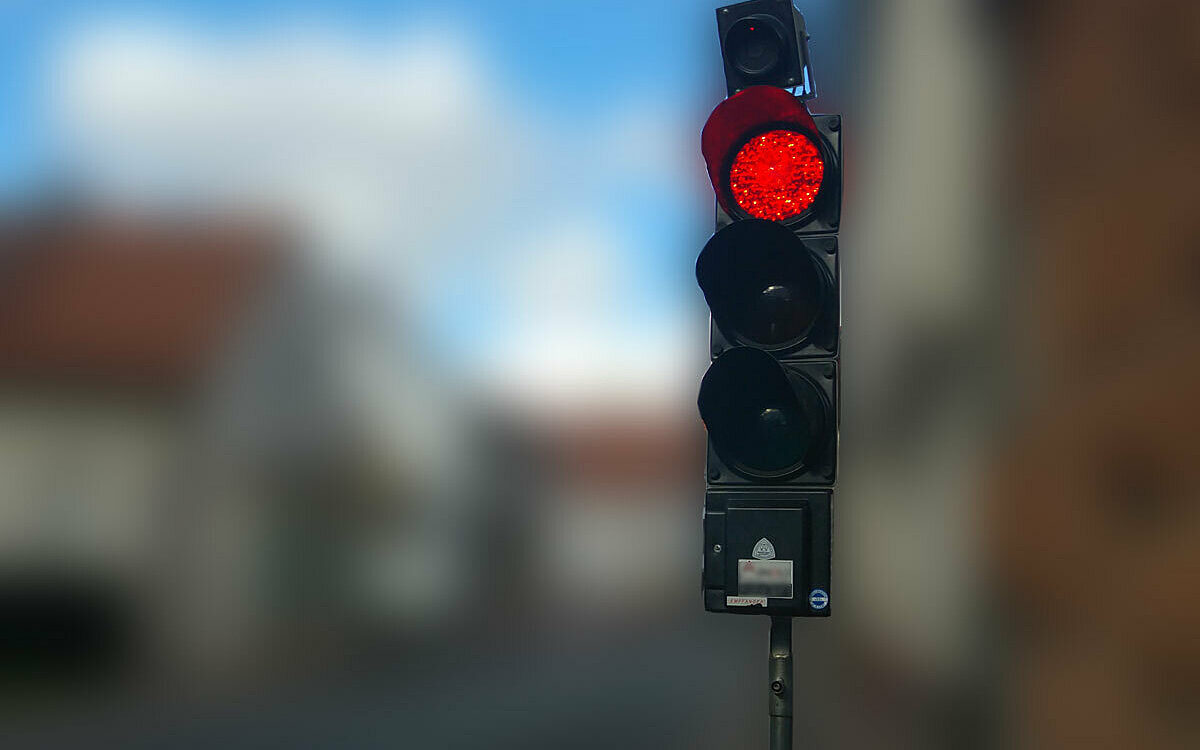 Baustelle Ampel Symbolfoto Baustelle Ampel Symbolfoto