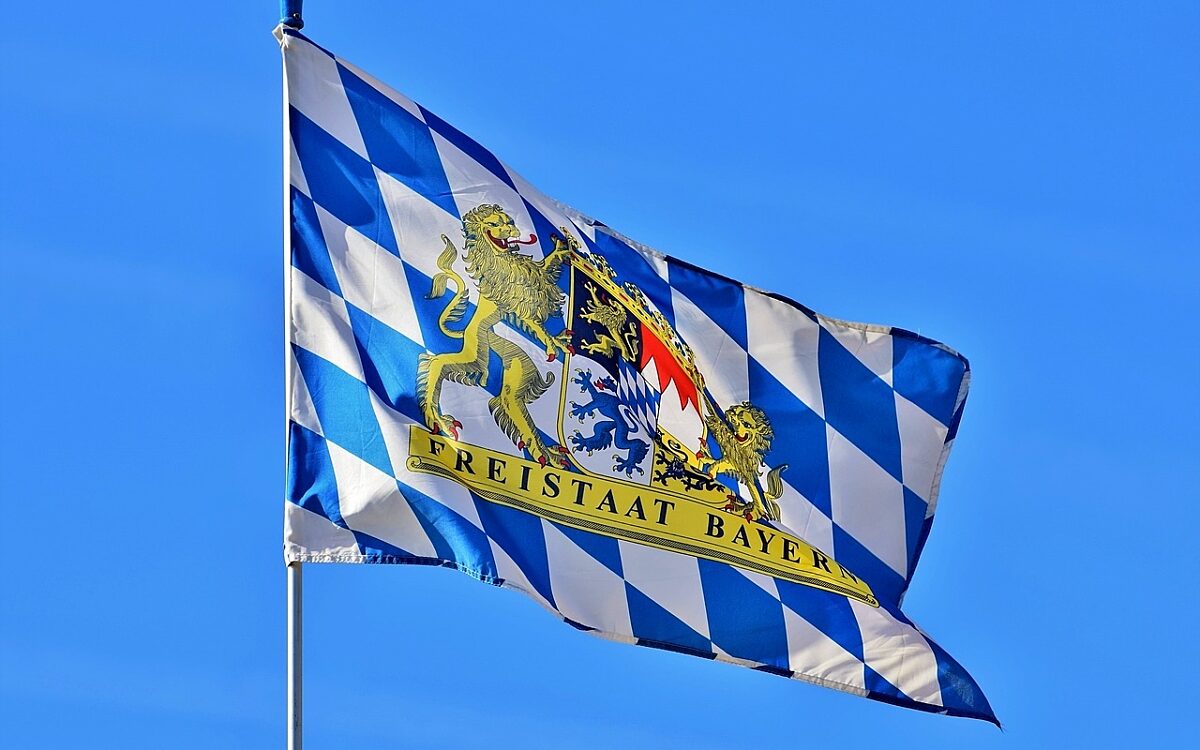 Bayern Freistaat Flagge Fahne Wappen Bayern Freistaat Flagge Fahne Wappen