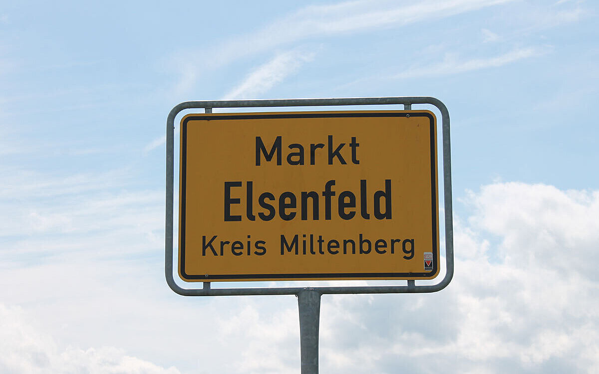 Elsenfeld Ortsschild online Elsenfeld Ortsschild online