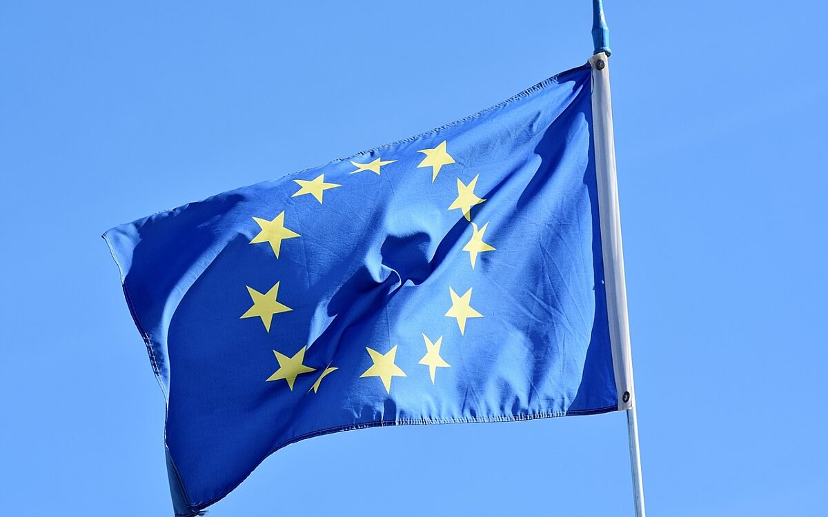 Flagge EU Europs Flagge EU Europs