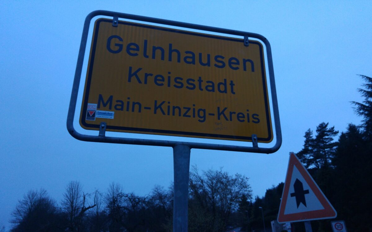 Gelnhausen Ortsschild