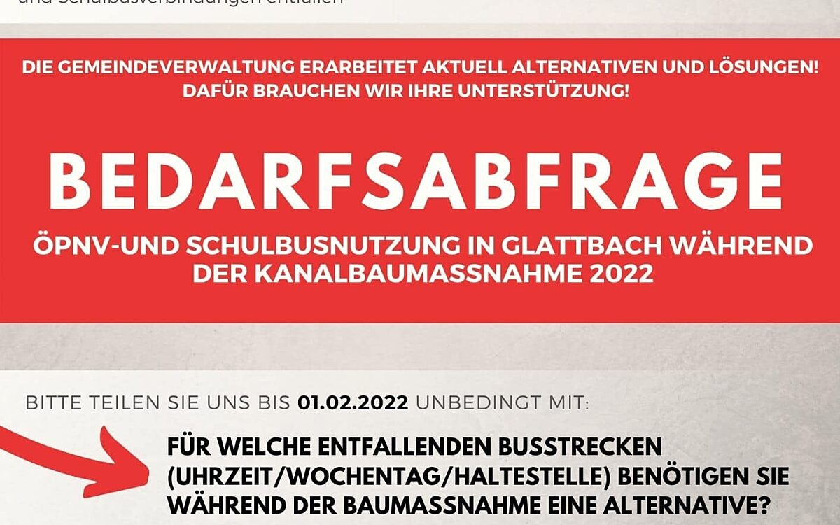 Glattbach Abfrage Bushalte Glattbach Abfrage Bushalte