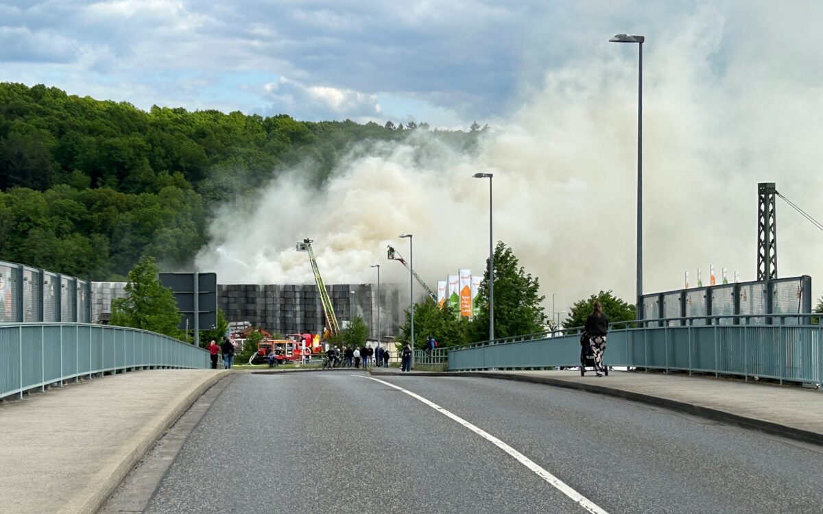 Grossbrand Waechtersbach Bild 1 Grossbrand Waechtersbach Bild 1