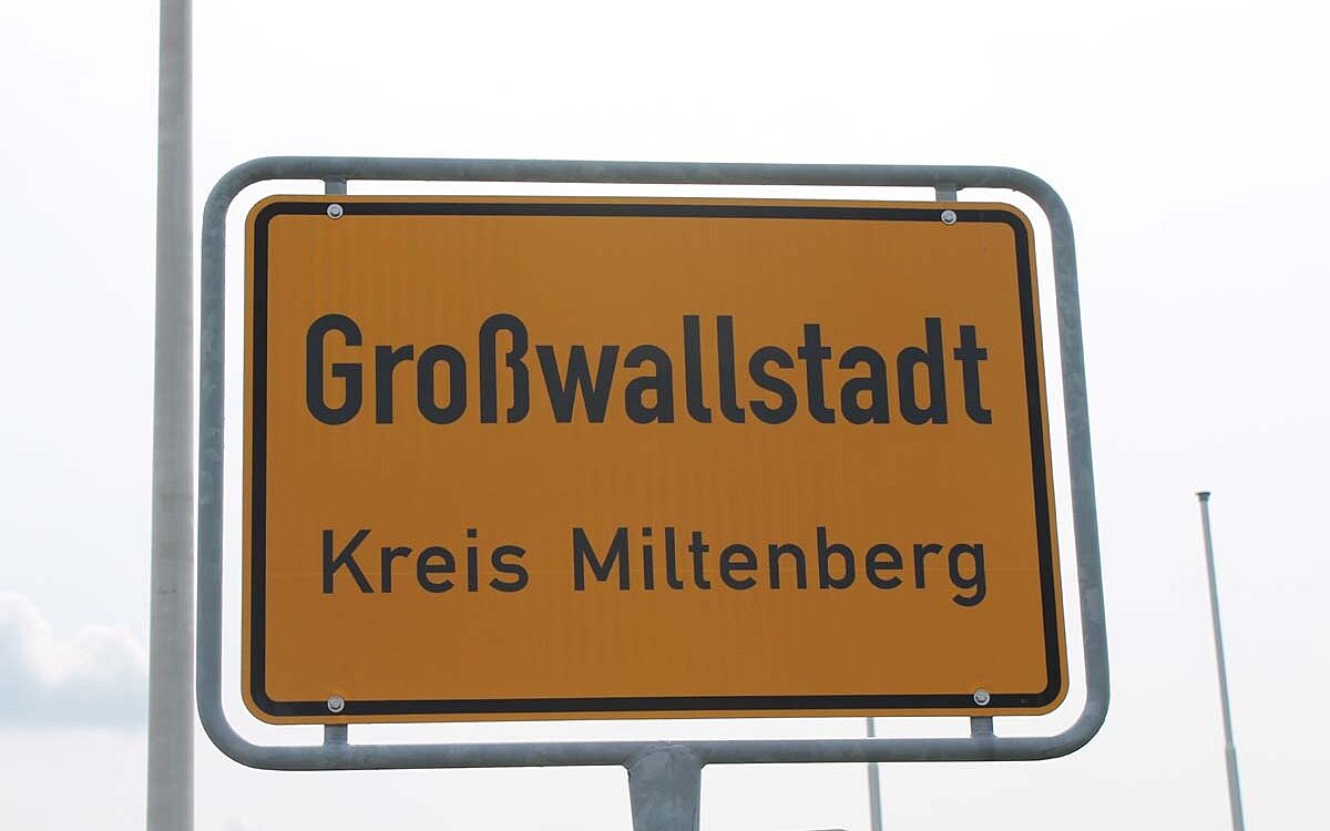 Grosswallstadt Ortsschild online Grosswallstadt Ortsschild online