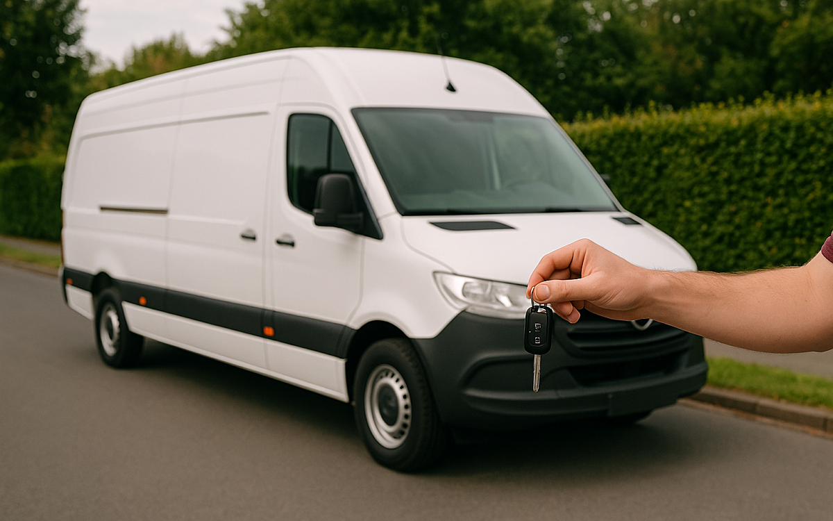 KI Generiert Sprinter und Autoschluessel KI Generiert Sprinter und Autoschluessel