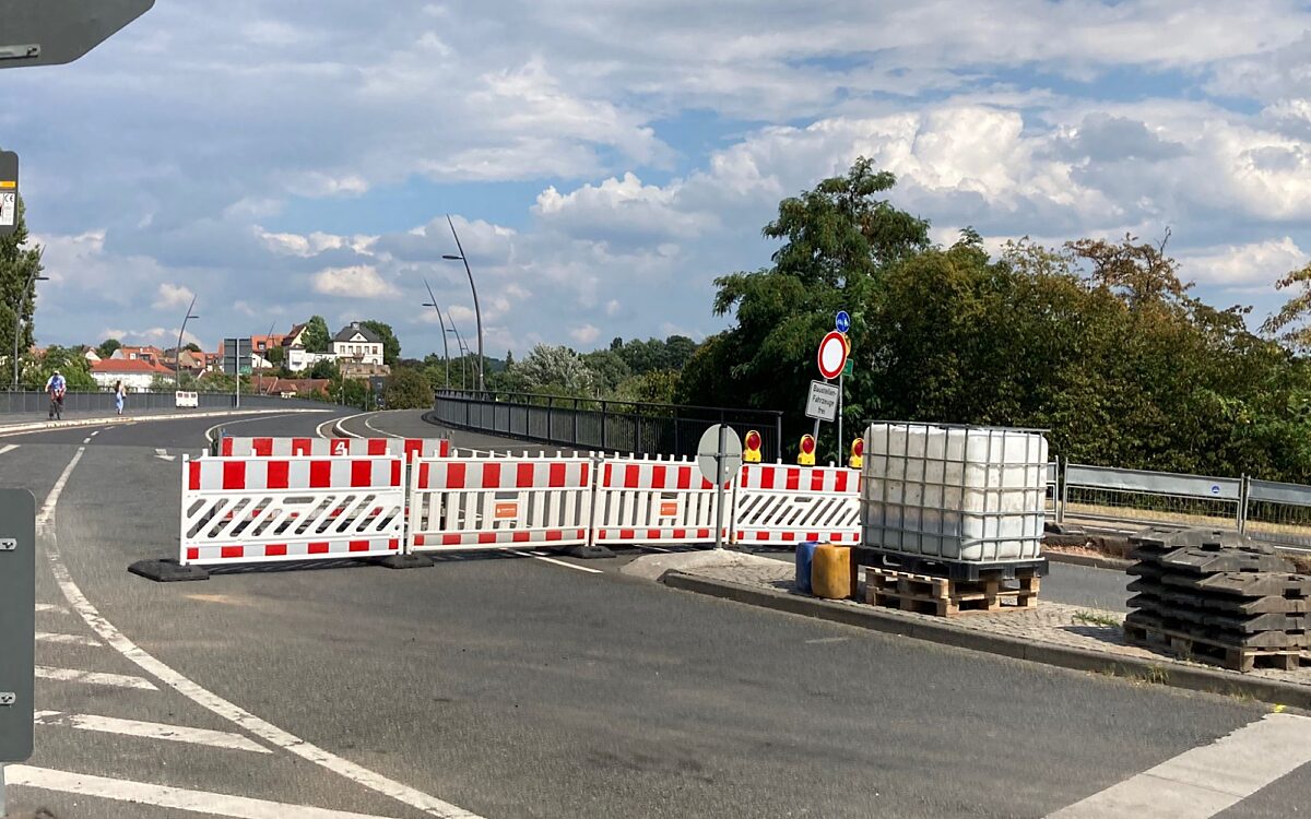 KW29 Baustelle Willigisbruecke KW29 Baustelle Willigisbruecke