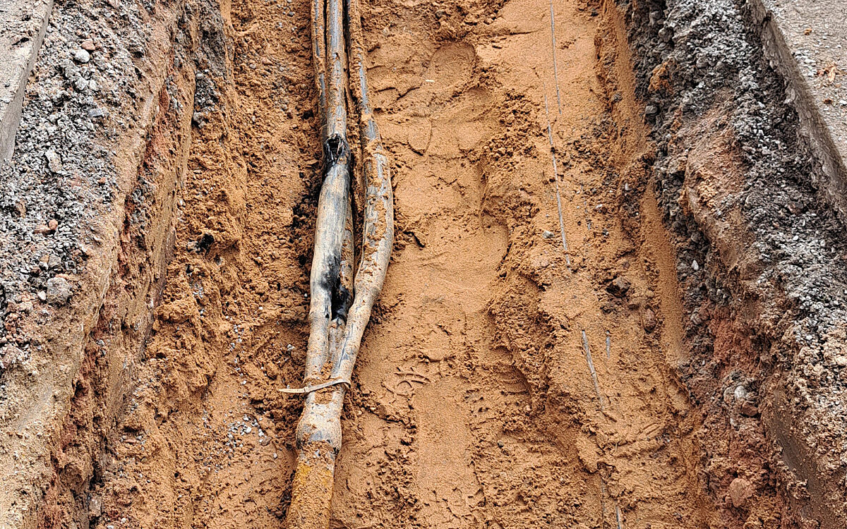 Kabeldefekt Kleinheubach 30082023 Kabeldefekt Kleinheubach 30082023