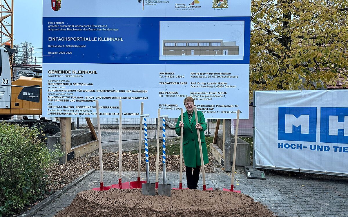 Kleinkahl Spatenstich