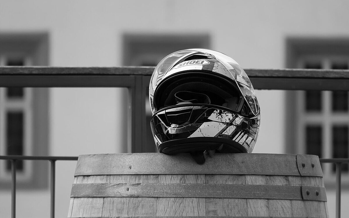 Motorrad Helm Unfall Motorrad Helm Unfall