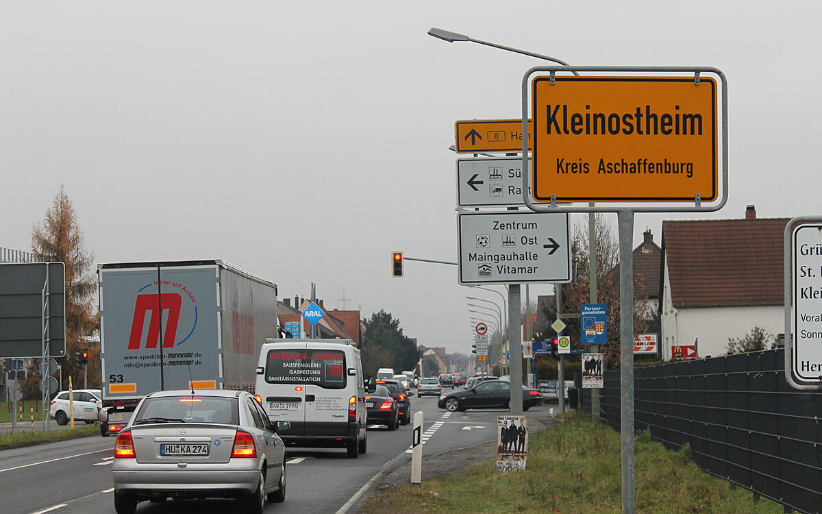 Ortsschild Kleinostheim Online Ortsschild Kleinostheim Online