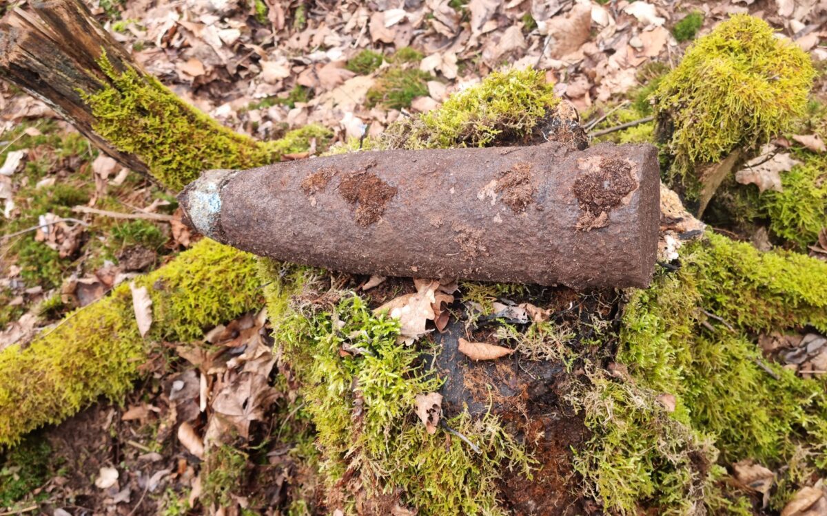 Polizei Kleinostheim Bild Sprenggranate