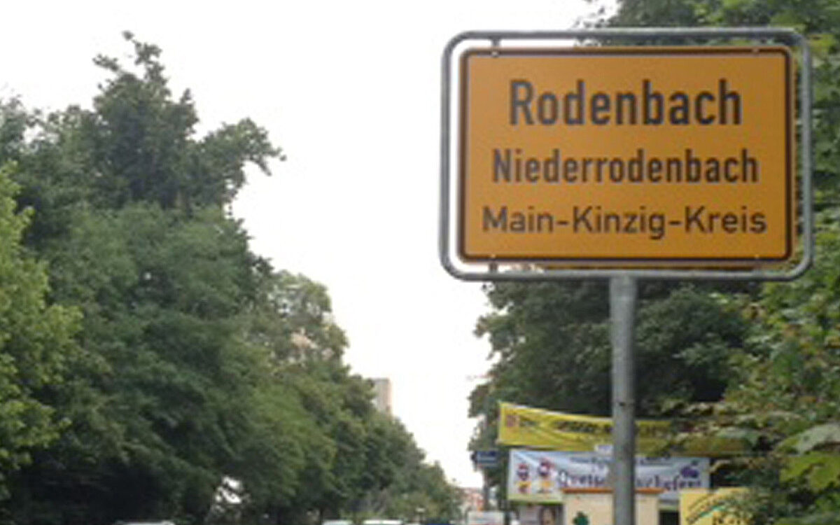 Rodenbach Ortsschild