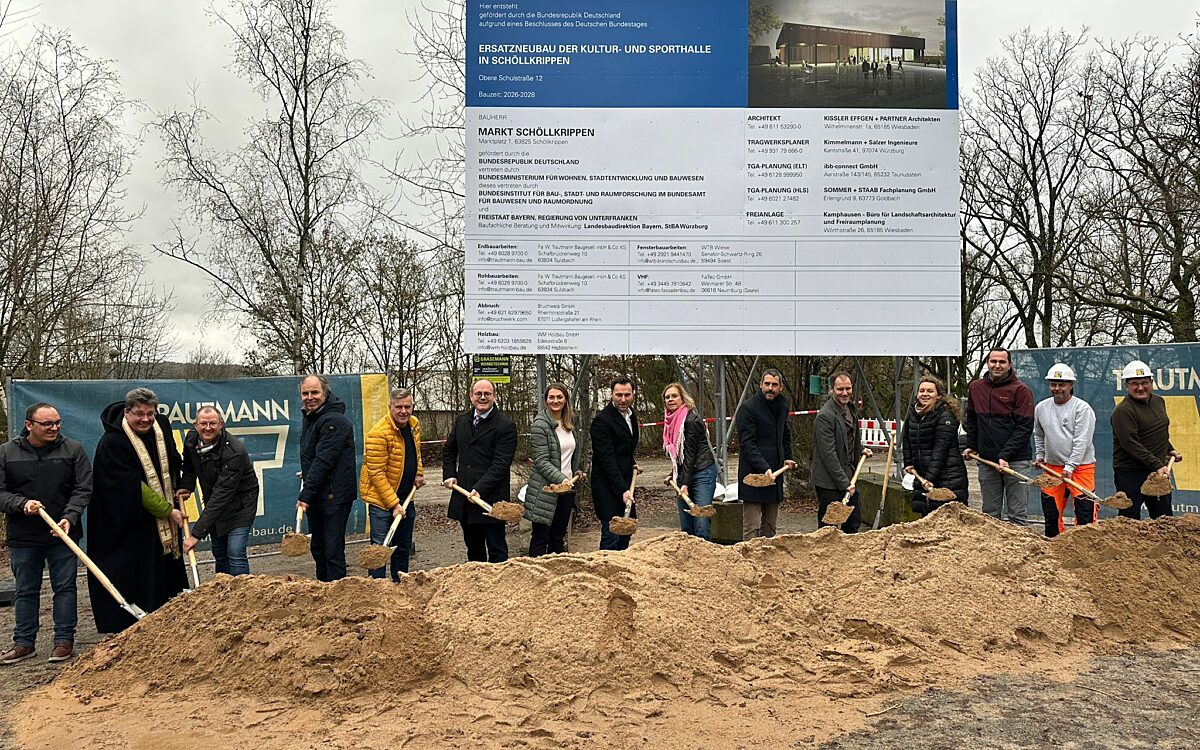 Spatenstich Schoellkrippen