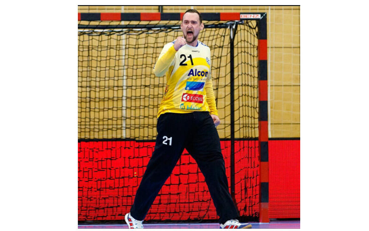 Torwart Stefan Hanemann 24 25 Foto Mueller Torwart Stefan Hanemann 24 25 Foto Mueller