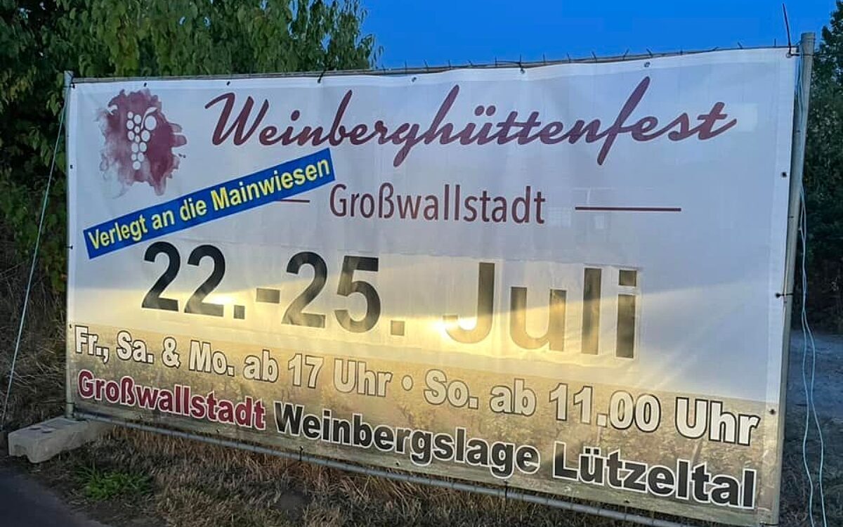 Weinberghuettenfest Grosswallstadt Weinberghuettenfest Grosswallstadt