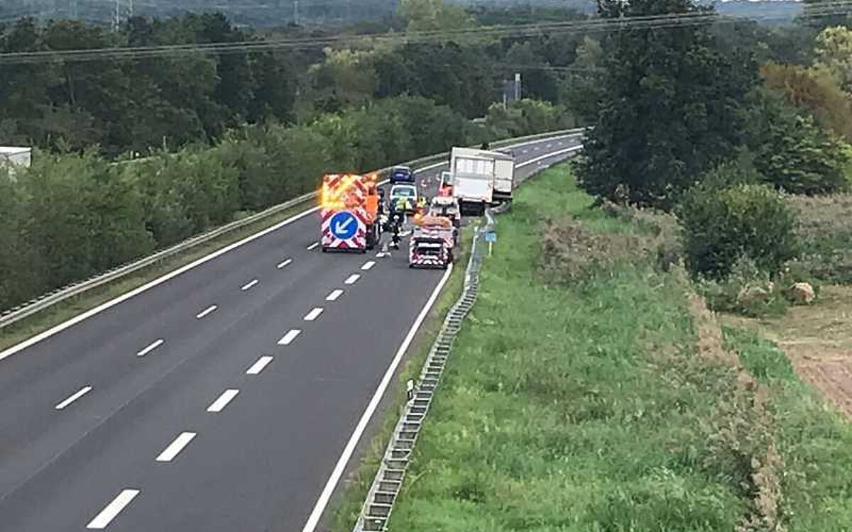 K 130923 Karlstein Unfall A45 K 130923 Karlstein Unfall A45