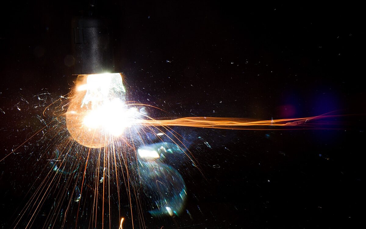 Lichtbogen kurzschluss