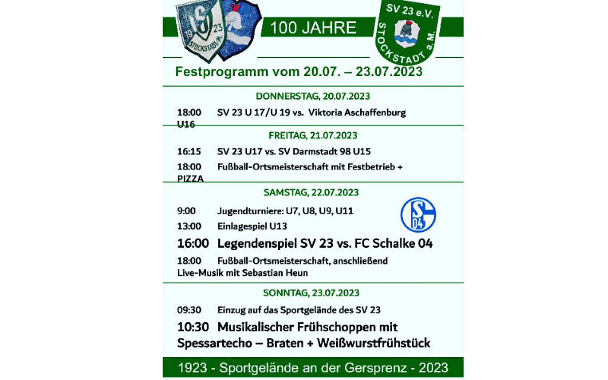 100 Jahre SV Stockstadt1