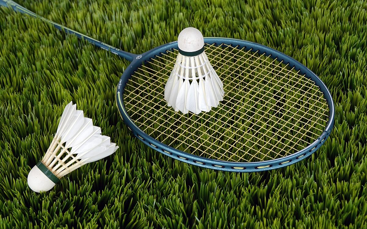 Badminton Schlaeger Federball Sport