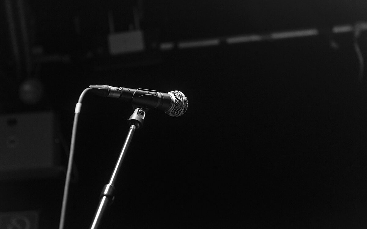 Buehne Mikrophon