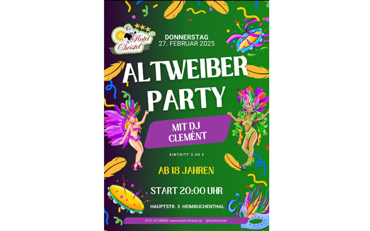 Heimbuchenthal Altweiber Party