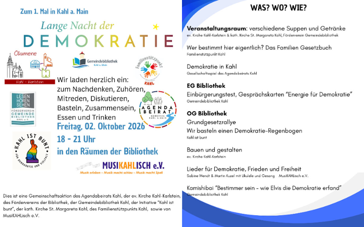 Lange Nacht der Demokratie Kahl