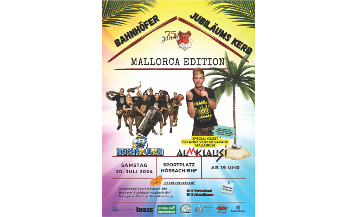 Mallorca Party Bahnhoefer Kerb