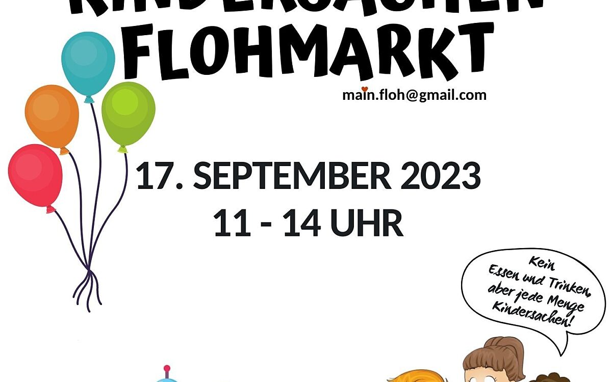 Plakatvorlage Flohmarkt