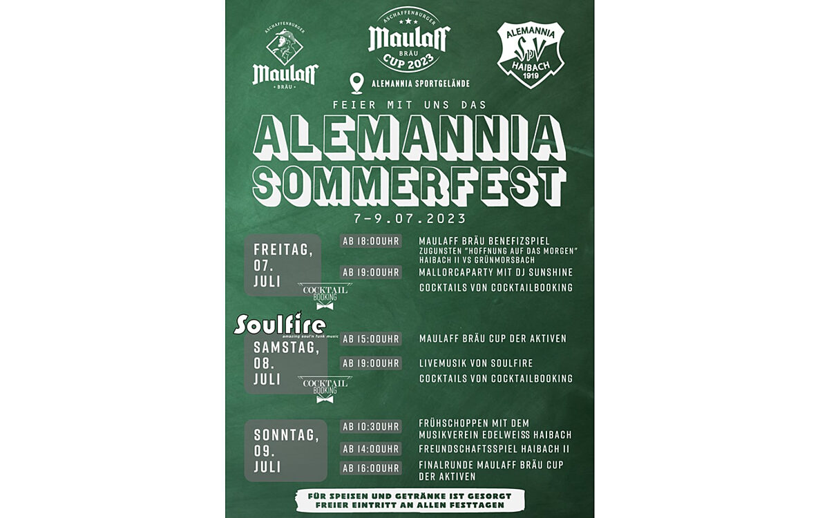 Sommerfest Alemannia Haibach