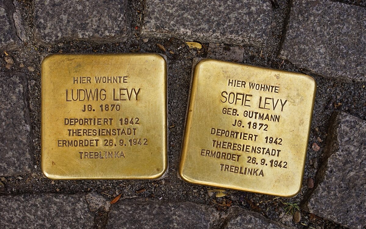 Stolperstein Juden Nationalsozialismus Erinnern Gedenken