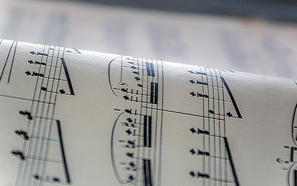 Symbolbild Konzert Klassik Quartett Noten