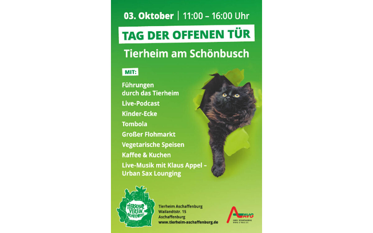 Tag der offenen Tuer Tierheim Aschaffenburg