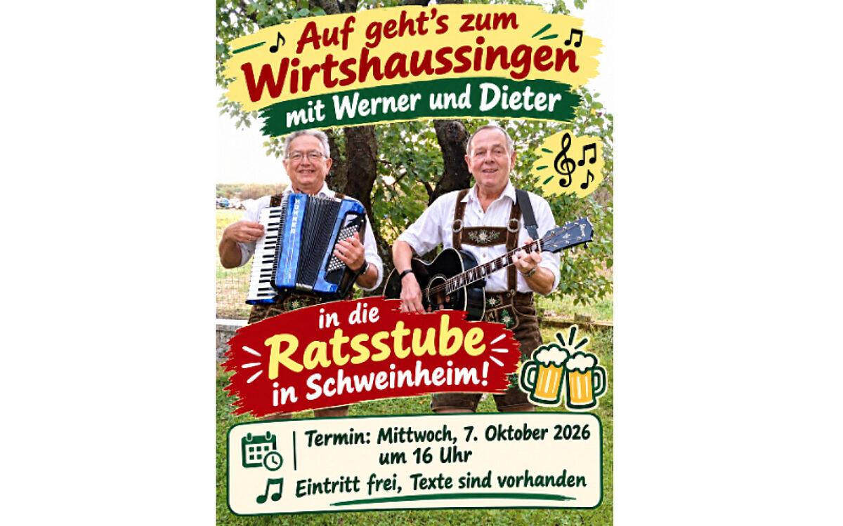 Wirtshaussingen Ratsstube